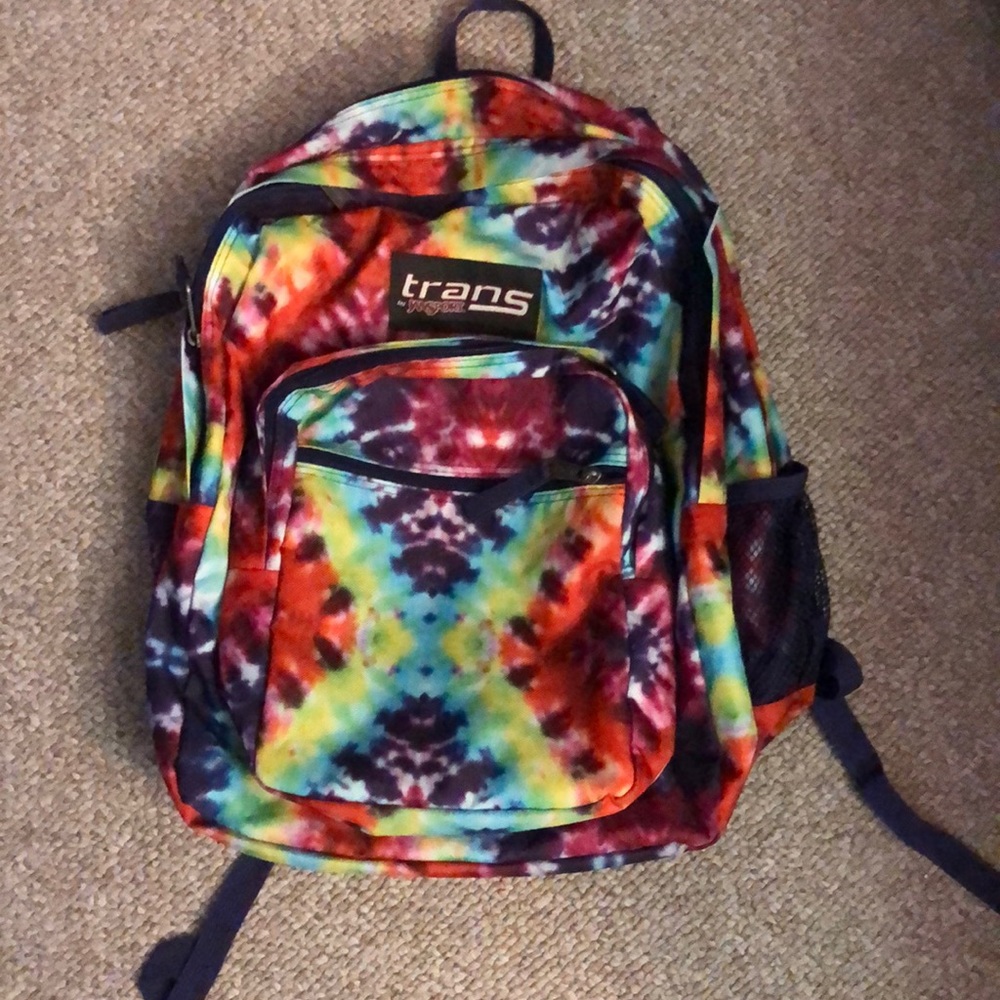 Tie Dye “trans” backpack by Jansport